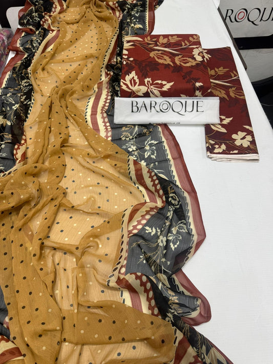 Baroque Lawn 3pc