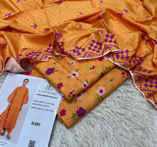 Sapphire Linen 3pc