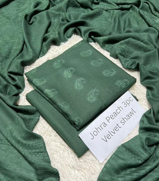 Johra Leather Peach 3pc