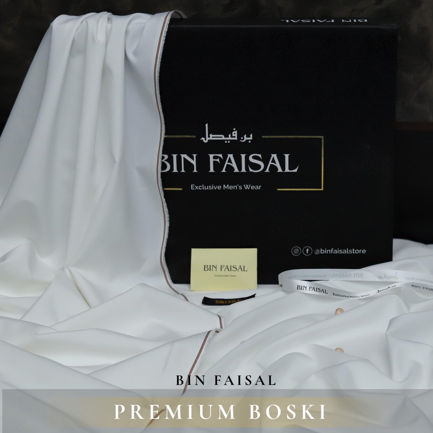 BIN FAISAL Mens Premium Boski