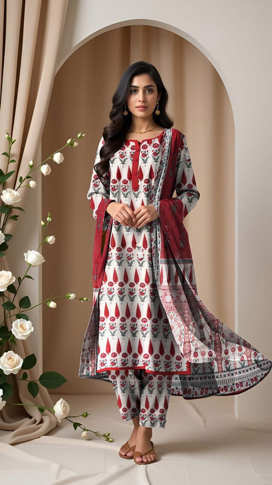 Bareeze lawn 3pc