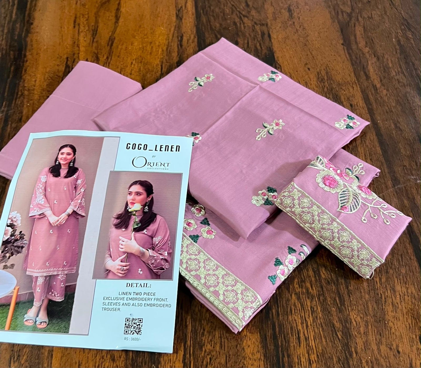 ORIENT LINEN 2pc