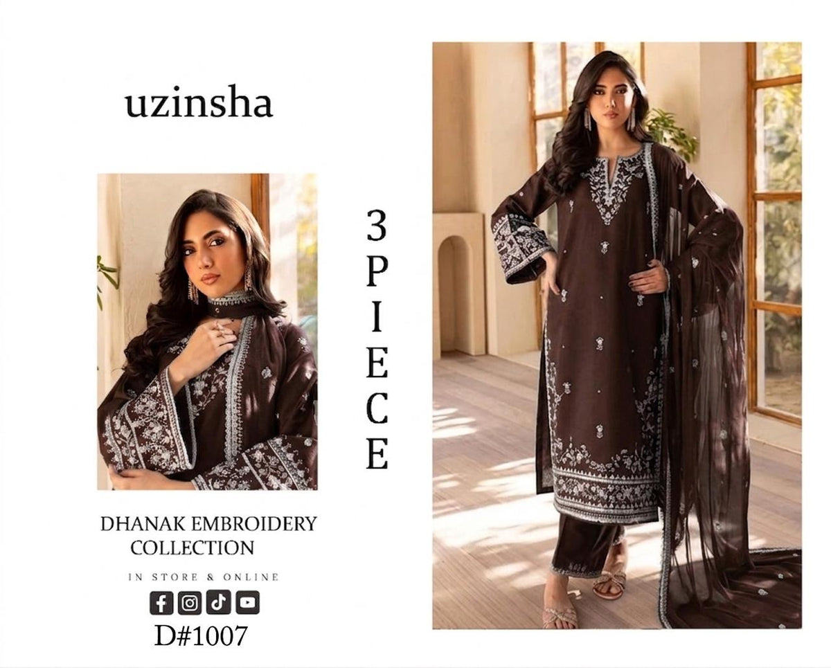 Uzinsha Dhanak 3pc ( 1007 )