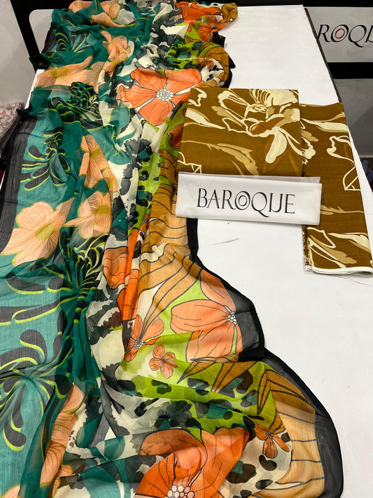 Baroque lawn 3pc