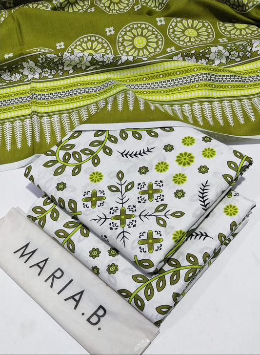 Maria B khaddar 3pc
