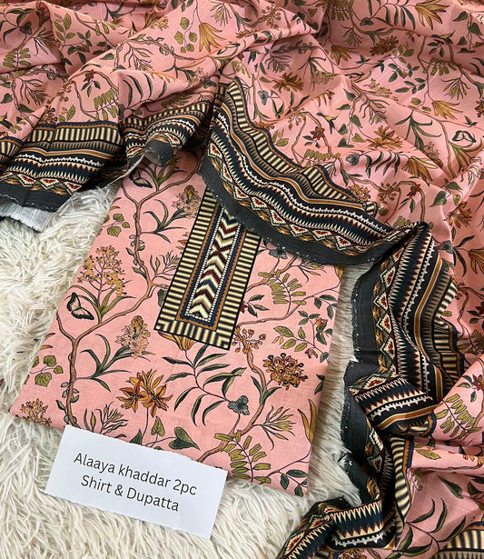 Alaya Khaddar 2pc