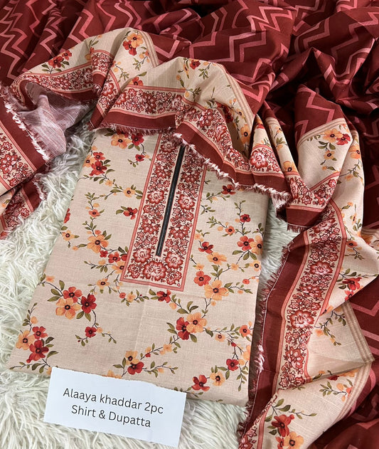 Alaya Khaddar 2pc