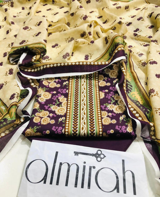 Almirah Lawn 3pc 606