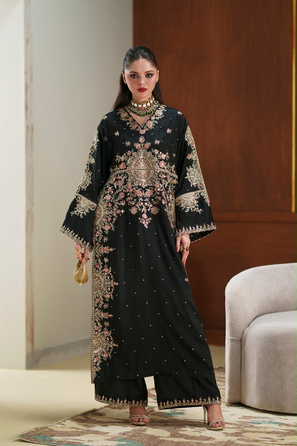 Ethnic silk 3pc