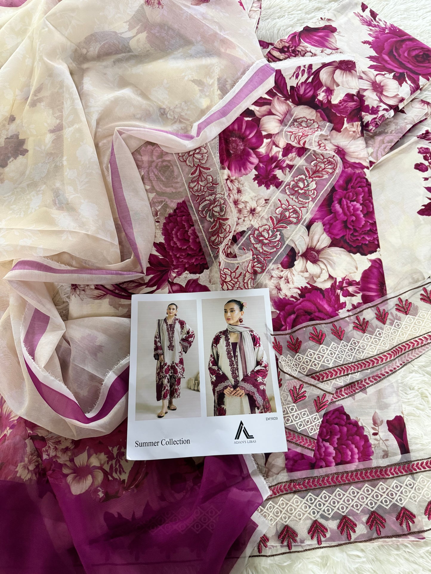 Adan Libaas  Lawn 3pc