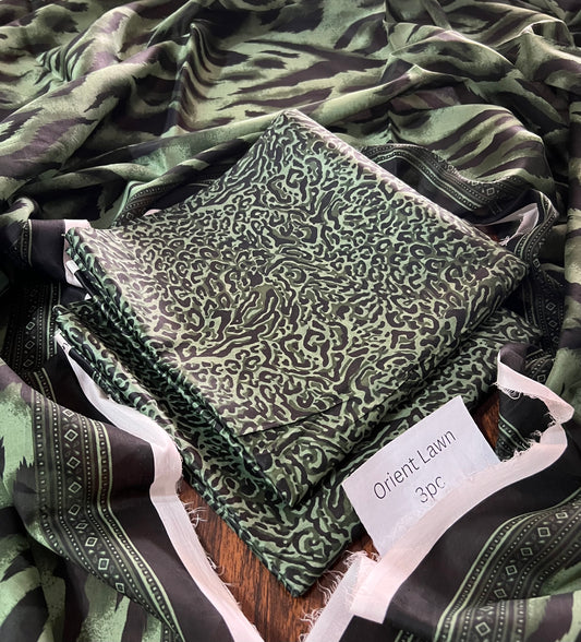 Orient Lawn 3pc ( Green )