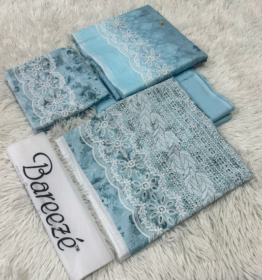 Bareeze Lawn 3Pc 709