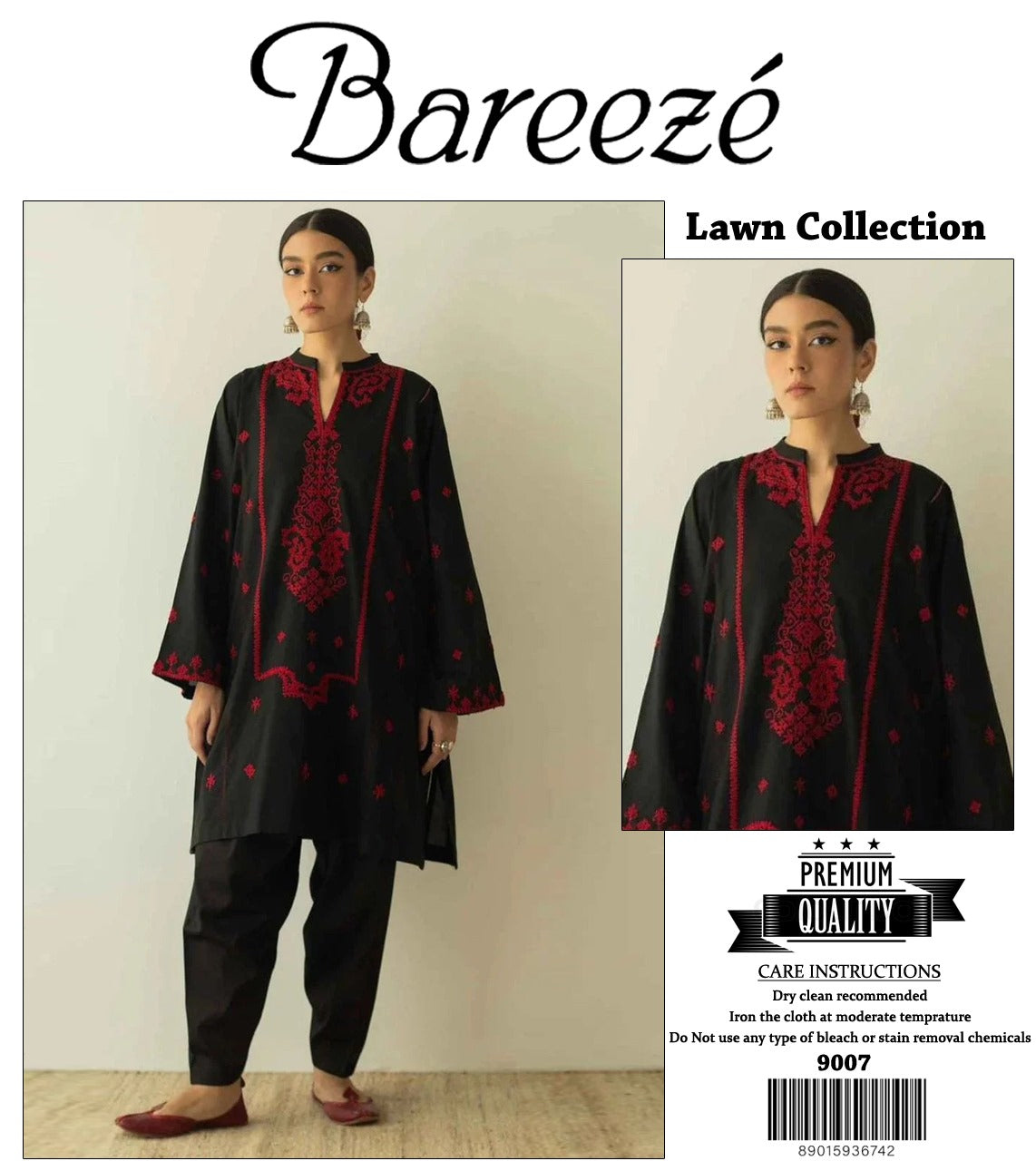 Bareeze Lawn 2pc 669