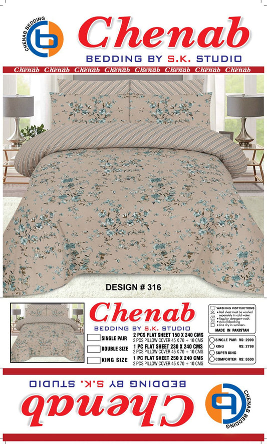 Chenab Cotton Bedsheet