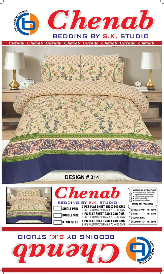 Chenab Cotton Bedsheet