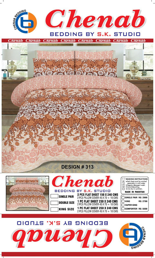 Chenab Cotton Bed Sheet