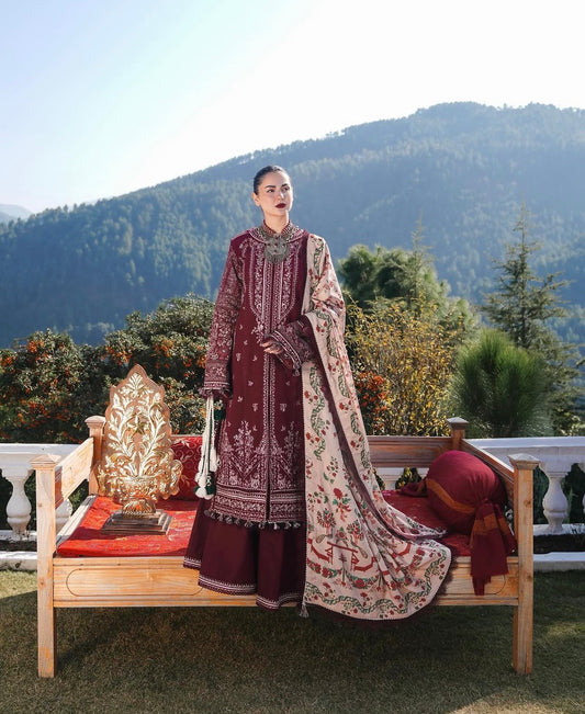 Hussain Rehar  Dhanak 3pc ( 7018 )