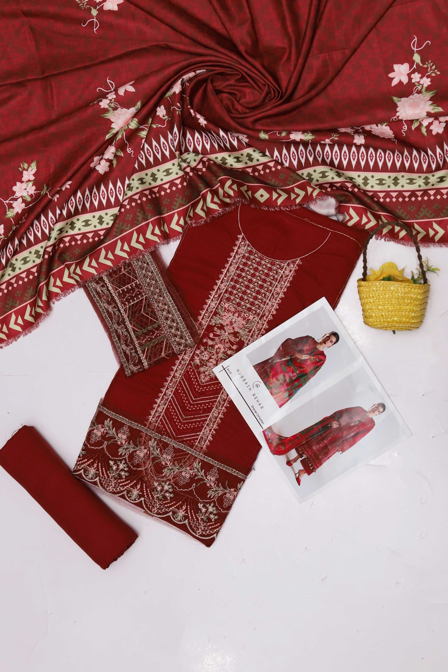 Hussain Rehar Dhanak 3pc