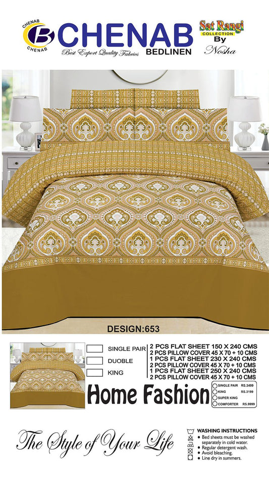 Chenab Cotton Bedsheet