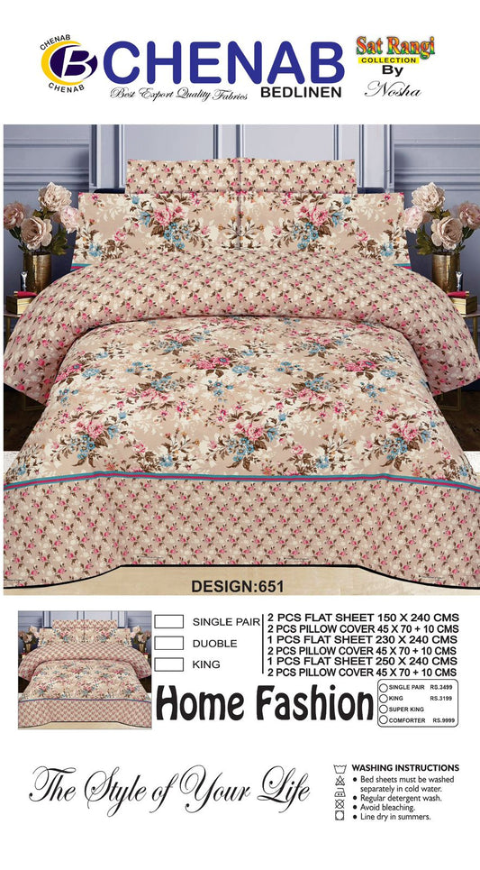 Chenab Cotton Bedsheet