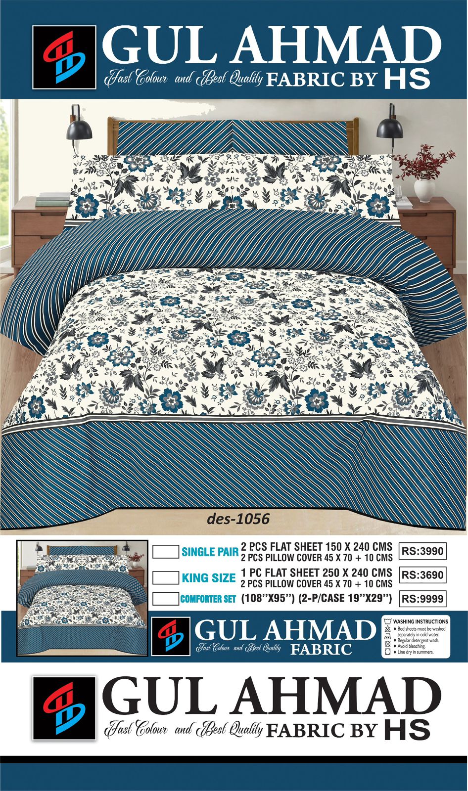 Chenab Cotton Bedsheet