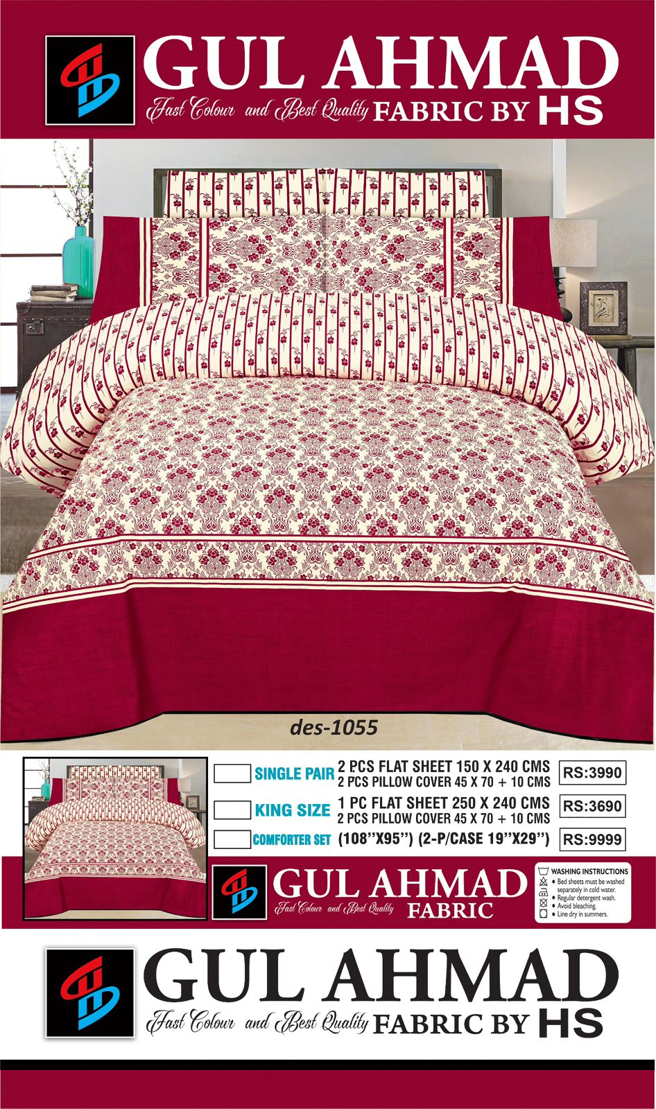 Chenab Cotton Bedsheet