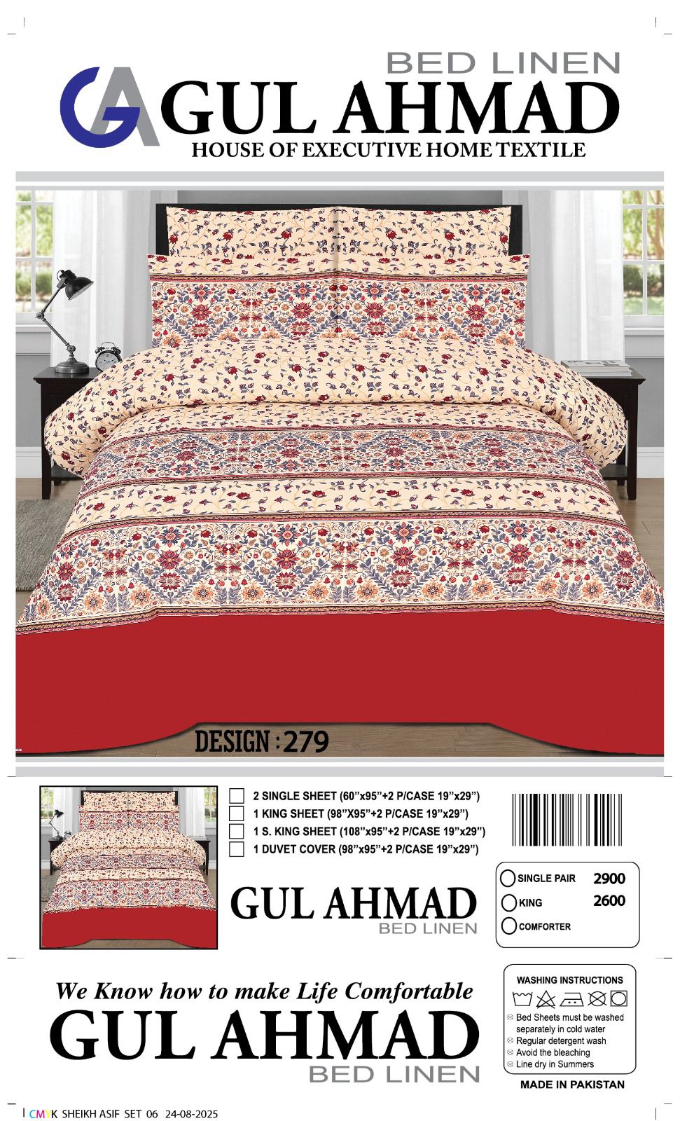 Chenab Cotton Bedsheet