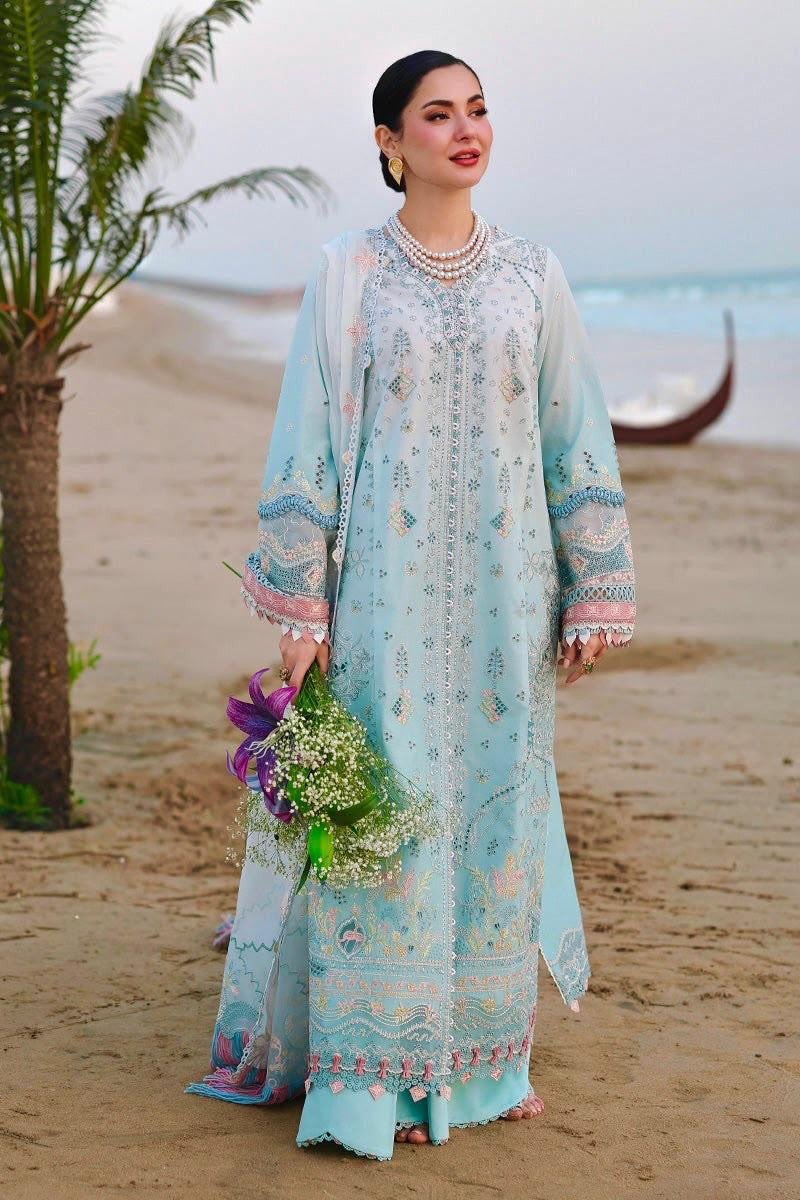 Qalamkar Emb Dhanak 3pc