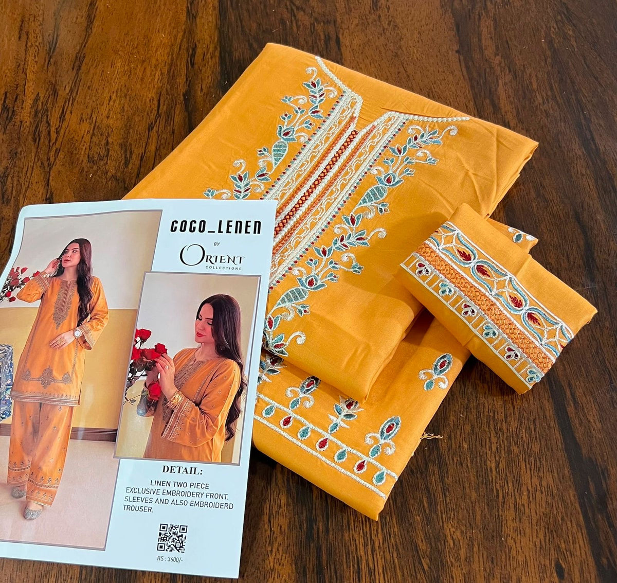 ORIENT LINEN 2pc