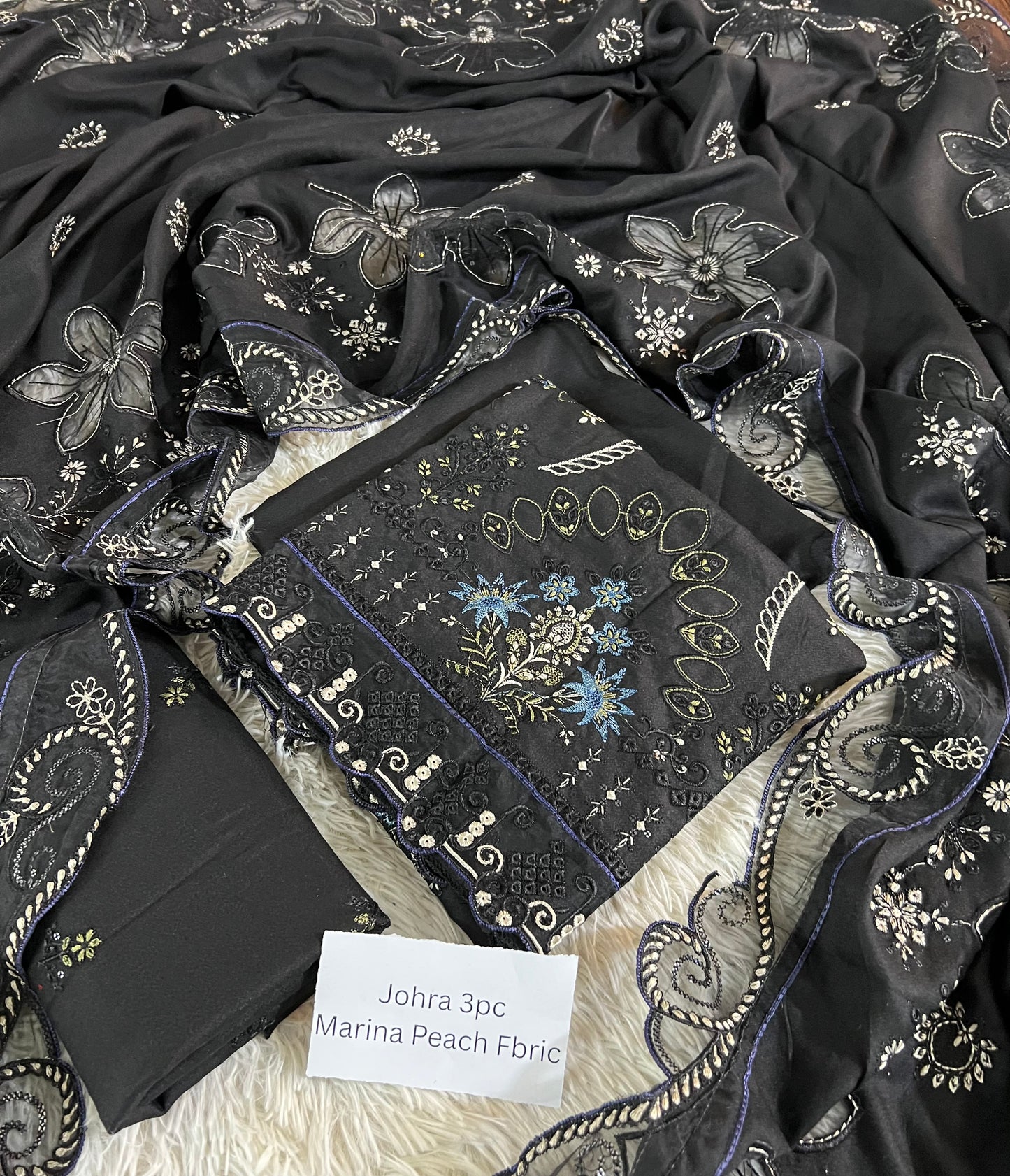 Johra Marina  Peach 3pc