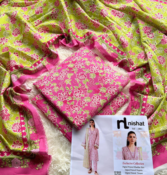 Nishat Khaddar 3pc