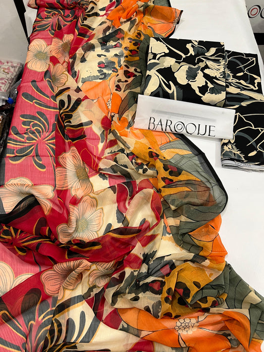 Baroque lawn 3pc