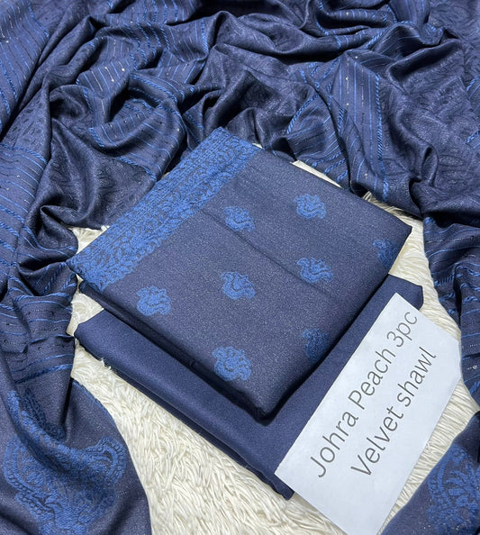 Johra Leather Peach 3pc