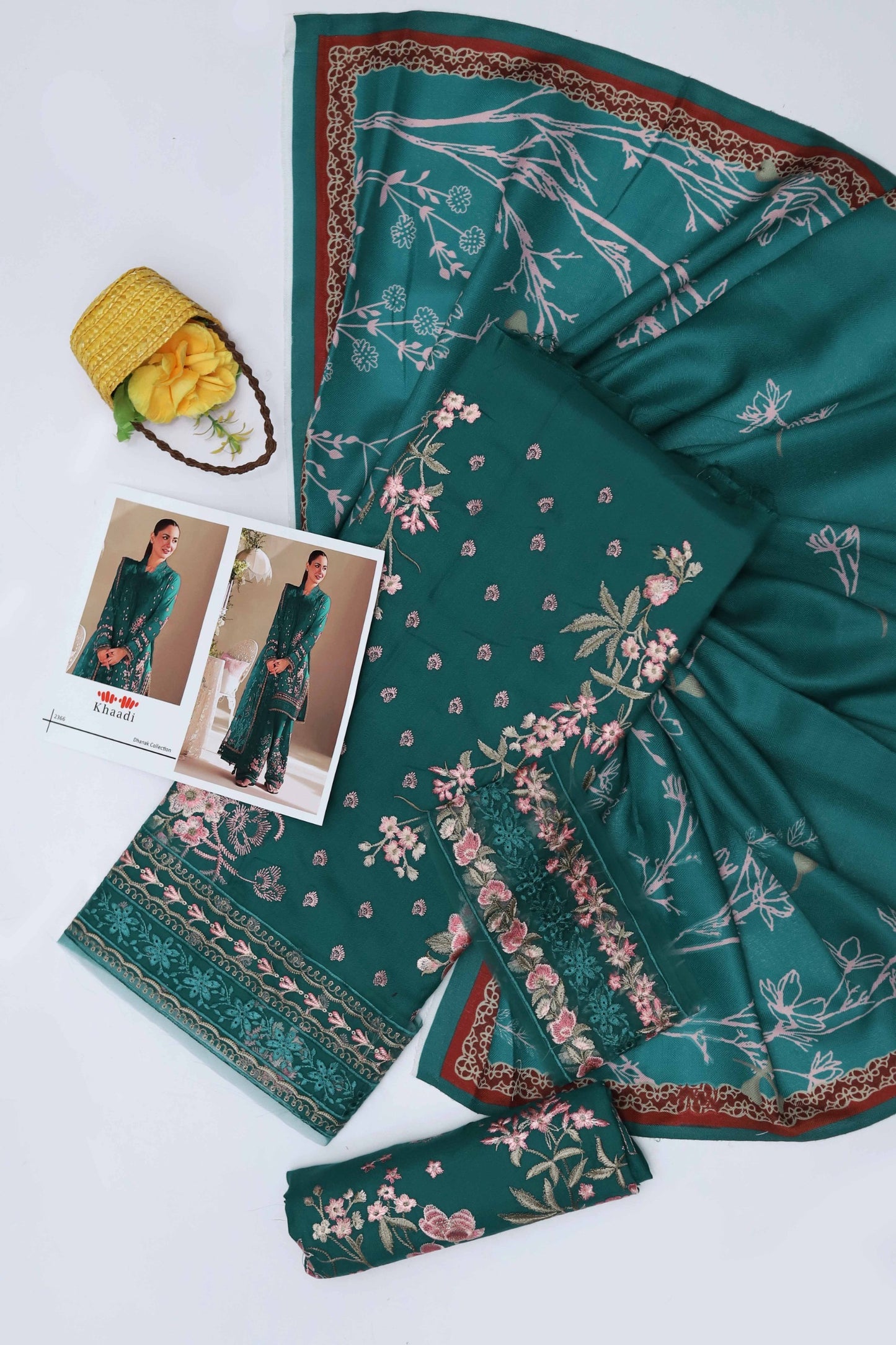 Khaadi Dhanak Marina 3pc