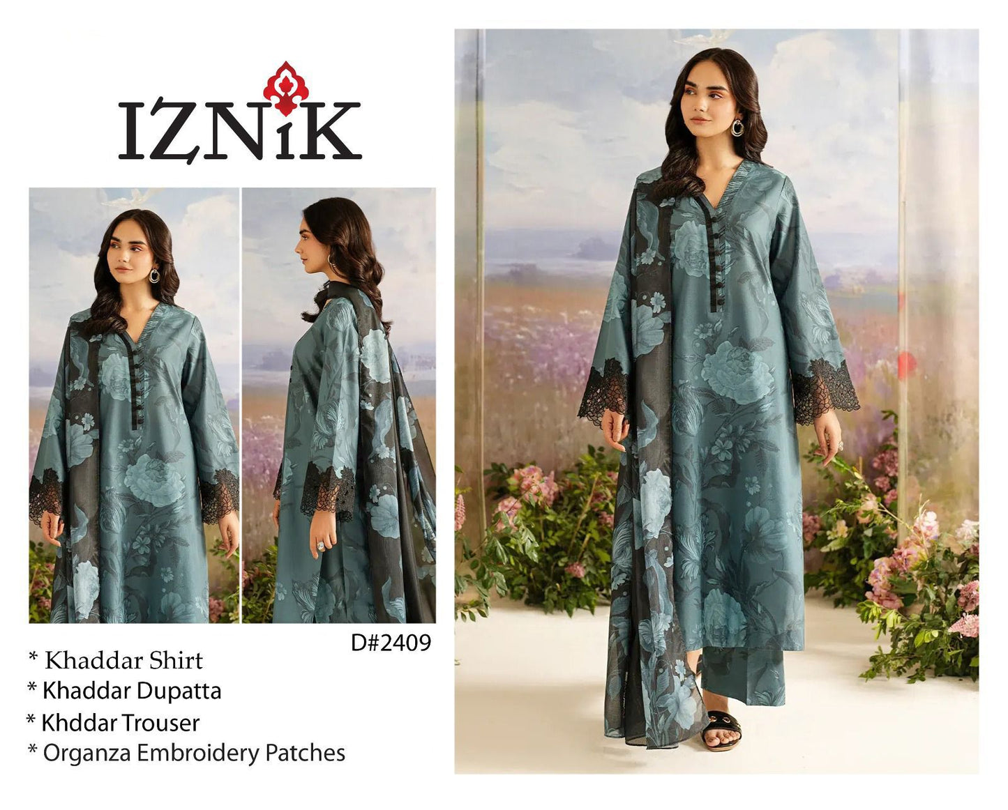Iznik Khaddar 3pc
