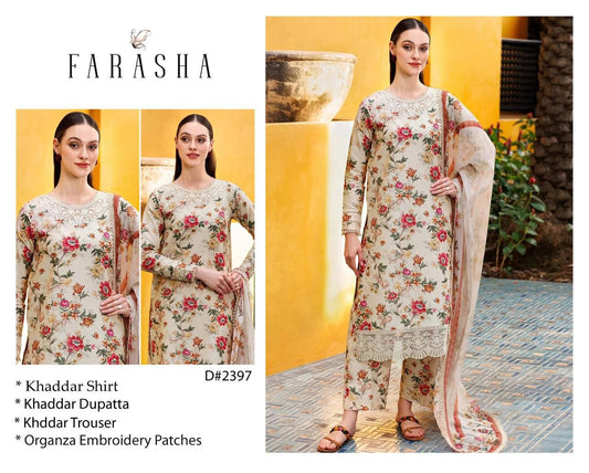 Farasha Khaddar 3pc