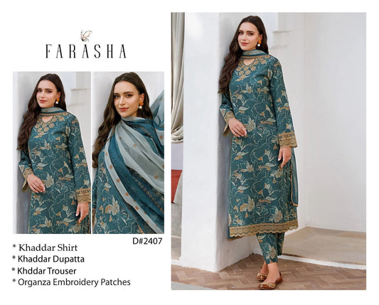 Farasha Khaddar 3pc