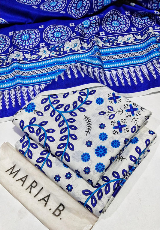 Maria B khaddar 3pc