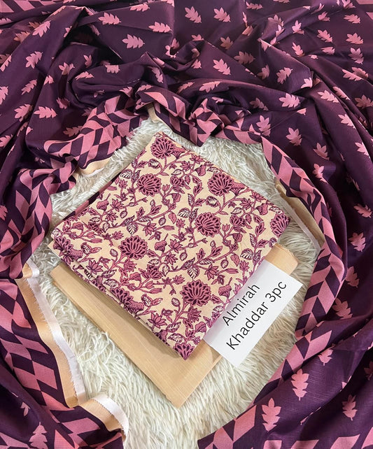 Chunri & Almirah Khaddar 3pc