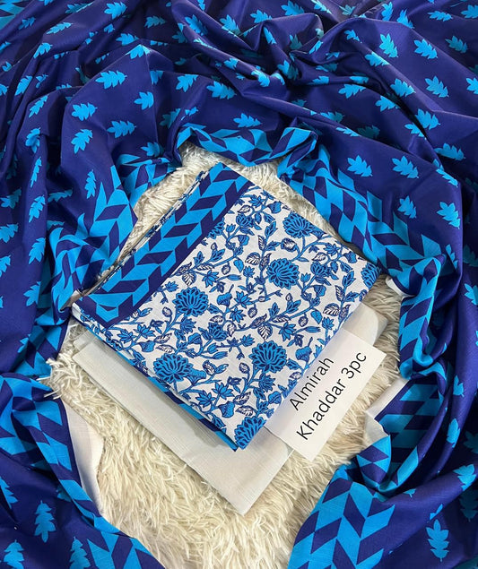 Chunri & Almirah Khaddar 3pc