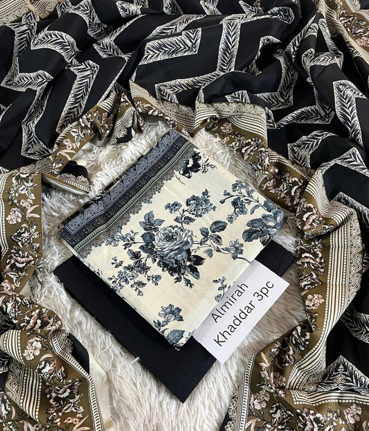 Chunri & Almirah Khaddar 3pc