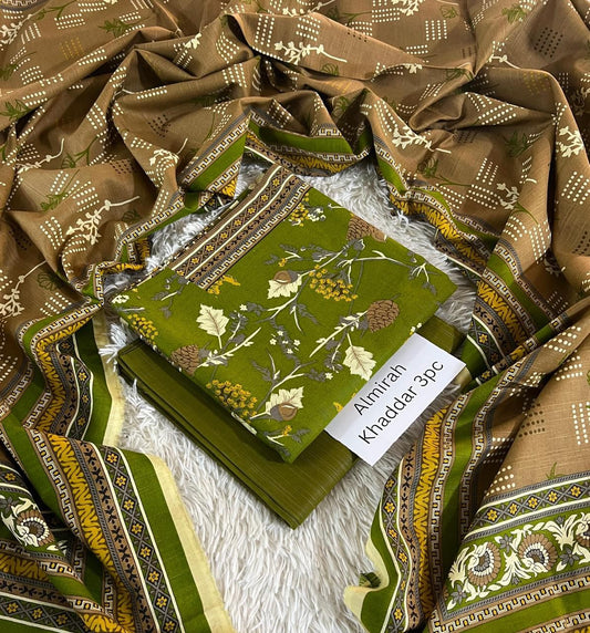 Chunri & Almirah Khaddar 3pc