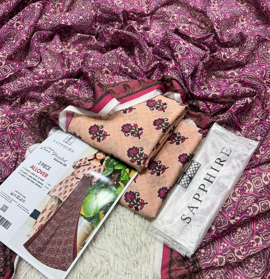 Sapphire Lawn 3pc