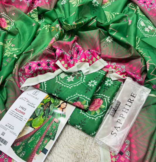 Sapphire Lawn 3pc