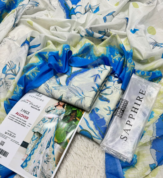 Sapphire Lawn 3pc