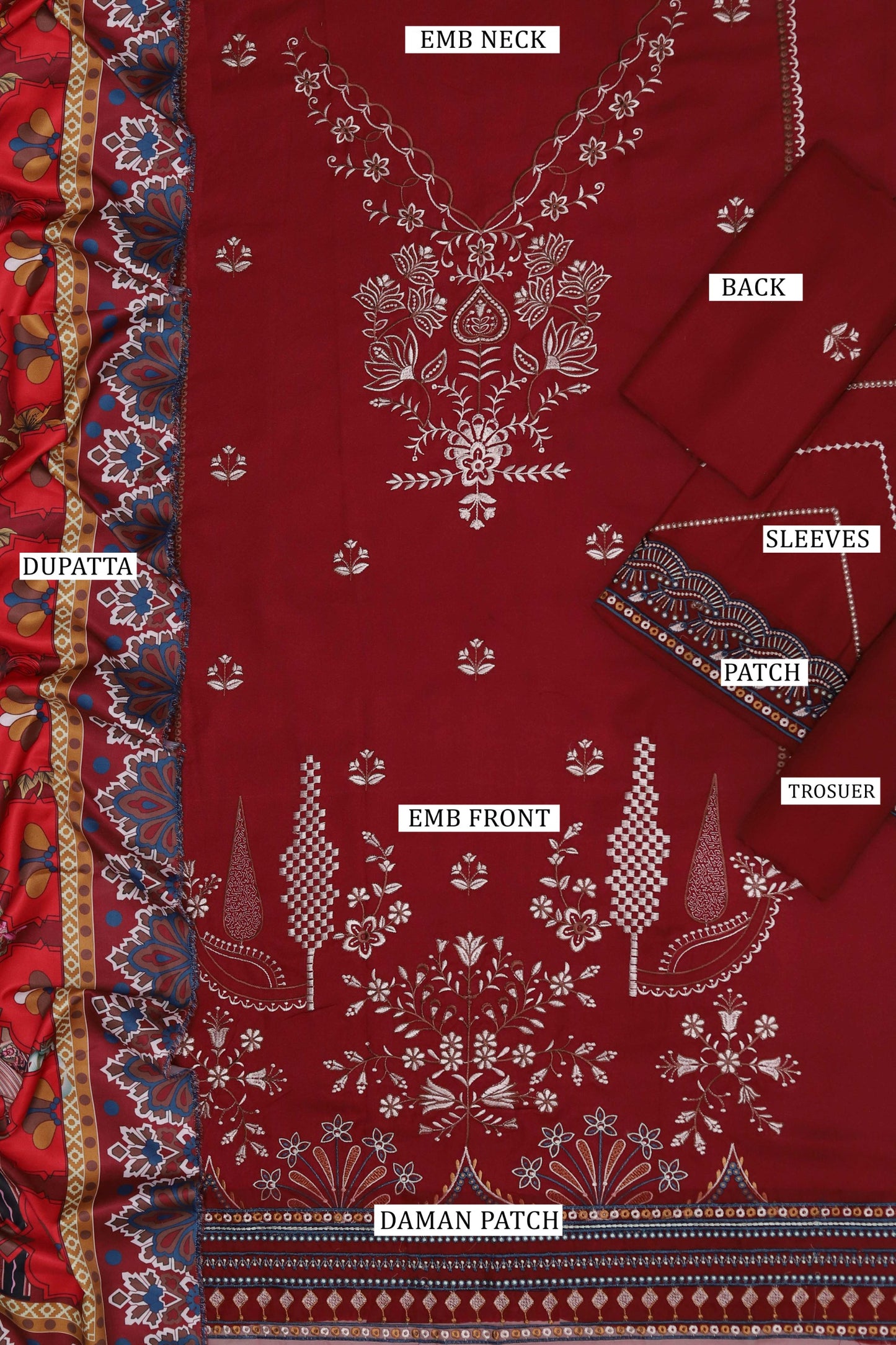 Izel Apparel Dhanak 3pc