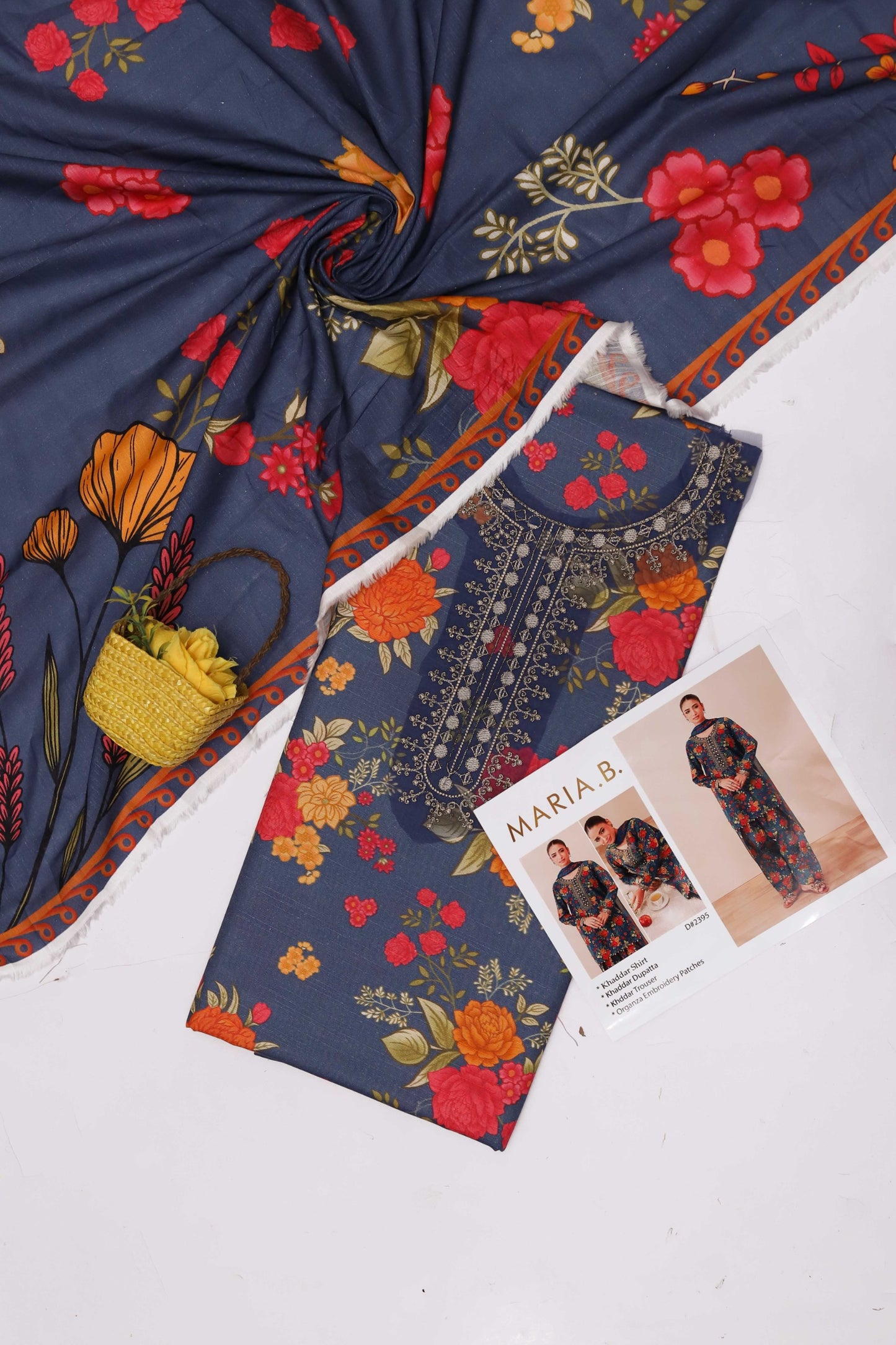 Maria B Khaddar 3pc