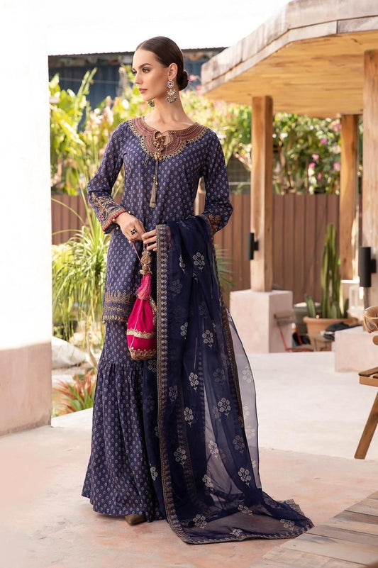 Maria B Lawn 3pc ( D 5002 )