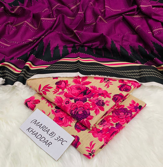 Maria B Khaddar 3pc