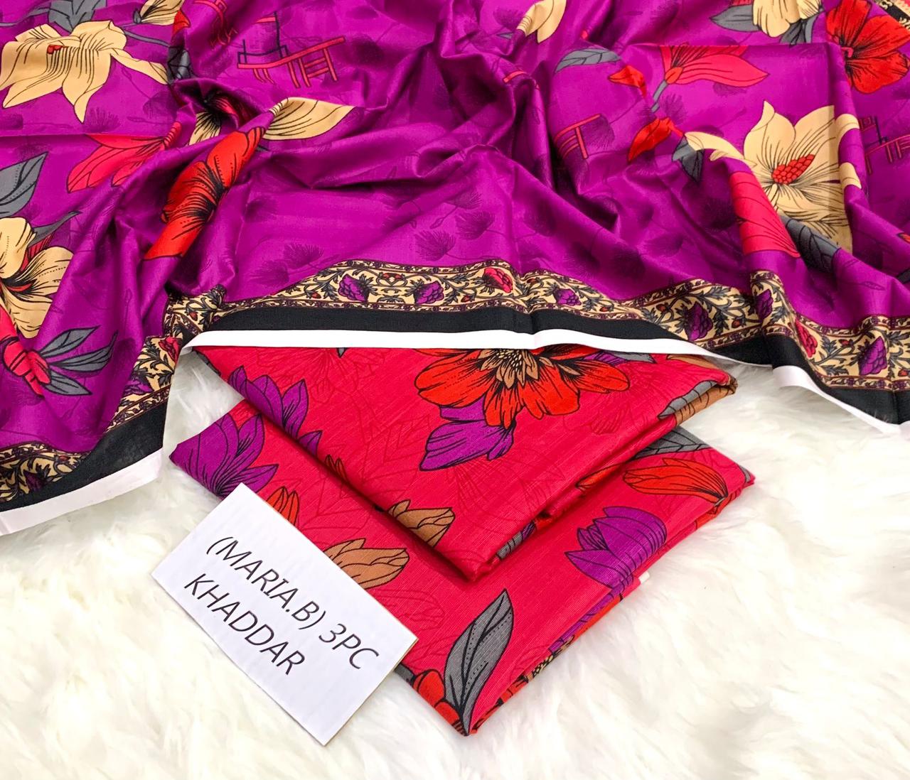 Maria B Khaddar 3pc